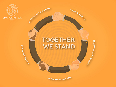 Together We Stand binarymedia.pk branding branding agency creative digitalmarketing digitalpakistan marketingstrategy socialmedia socialmediamarketing website