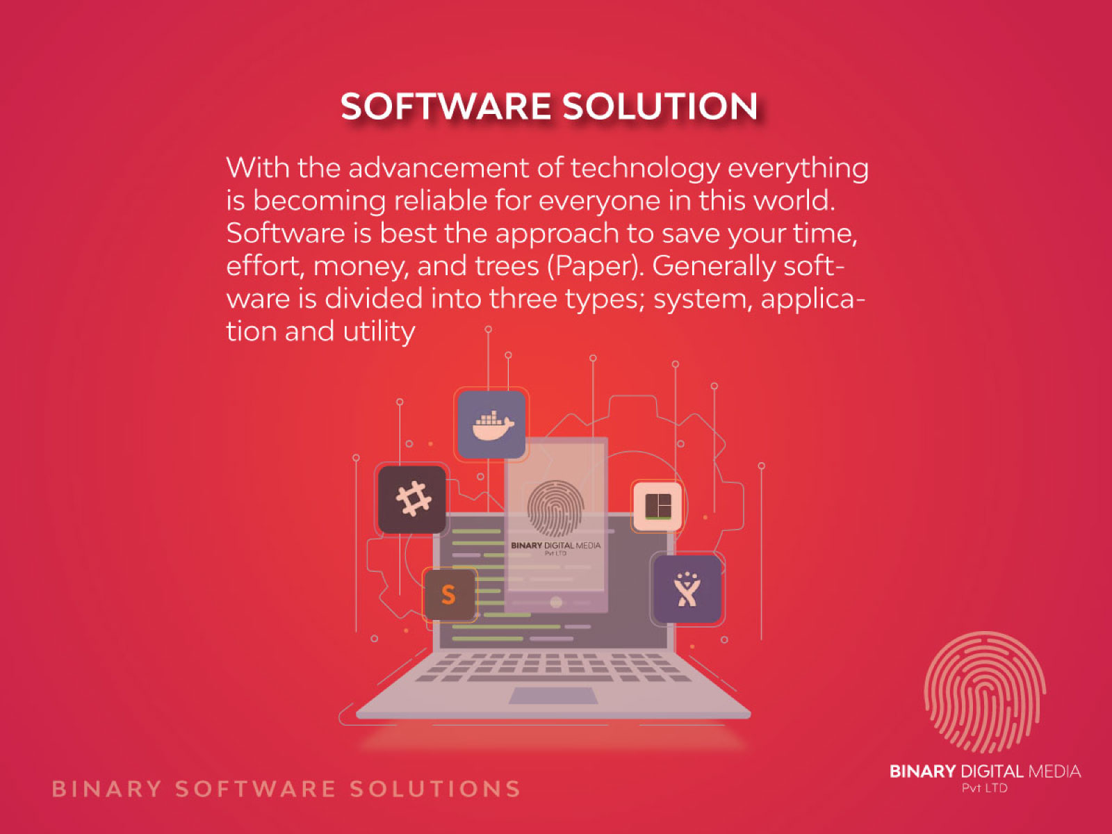 SoftWare Solutions By Binary Digital Media Pvt LTD On Dribbble