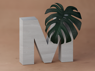 M for Monstera