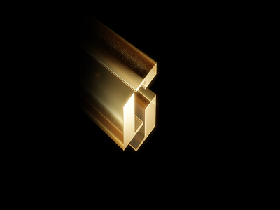 36 '19: G 36days g 36daysoftype 3d b3d blender gold letter type typography