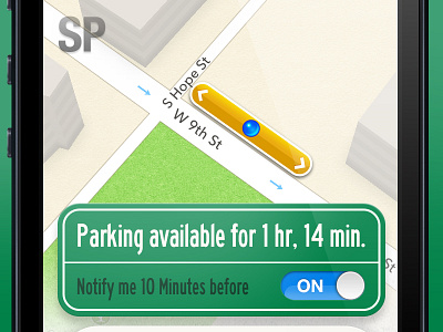 StreetParker Notify 3d map notify on parking streetparker switch