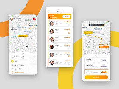 Ride Sharing Mobile App app design mobile mobile ui ridesharing ui ux