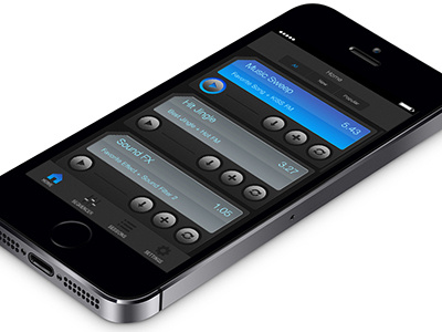 Phantom App app audio jingles mix mobile modules player production radio samples sequencer sweeps