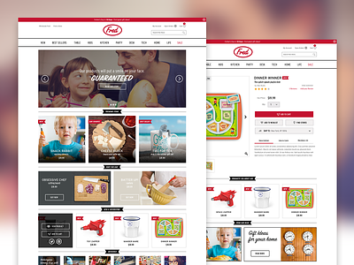 Fred & Friends design ecommerce magento mobile product page responsive storefront ui design ux design web design website