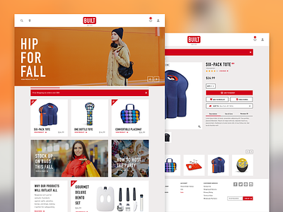 Built NY buy cards e commerce ecommerce magento modern online store product responsive shop shopping cart ui urban ux web design website