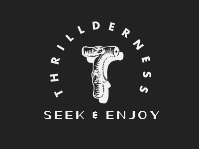 Thrillderness Experiments logo outdoors thrillderness