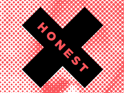 Honest X branding logo podcasts