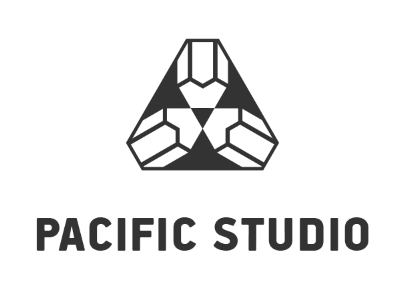 From the Graveyard - Pacific Studio logo monochrome pencils