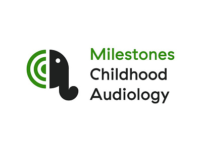 Milestones audiology branding logo logotype