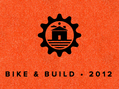 Bike and Build Logo bikes cog logo