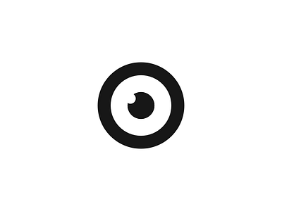 Unpolo logo accuracy black design eye logo precision shape simple visual white