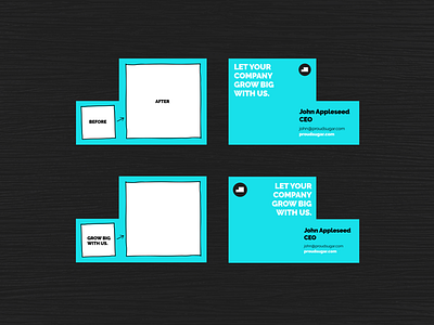 Proudsugar's Business Cards agency branding business cards contact cards growth improvement stationery visual identity