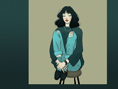 Gris design female character