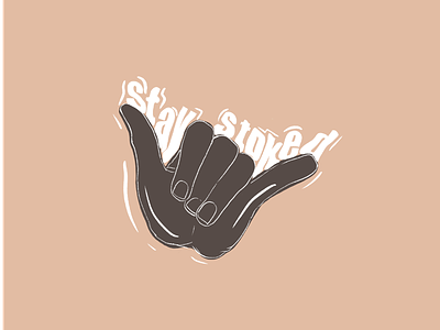 stoked illustration ipad lettering procreate sketch stoked