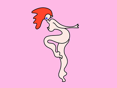 Body Energy Girl 02 animation branding design illustration illustrator minimal vector