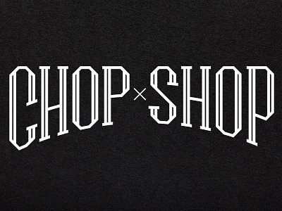 Chop Shop branding design firm logo