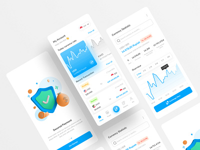 FXexchange - Currency Exchange App bank banking card chart crypto cryptocurrency currency ewallet exchange finance financial fintech fintech app graph invest trading