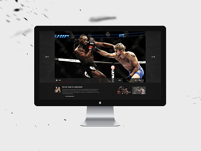 Fight Pass Concept fight pass online player streaming ufc video
