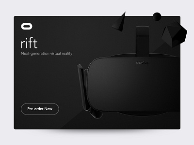 Rift Pre-order Card