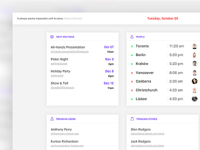 Dashboard Interface - Hackathon browser clean dashboard design interface simple tab type ui user