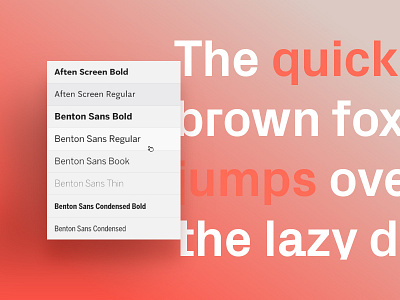 Format Features Page – Typography
