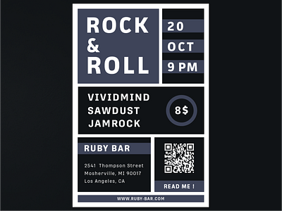 Rock & Roll Poster