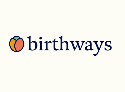 Birthways Logo branding design illustration logo