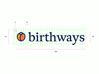 Birthways Logo Rules branding design illustration logo