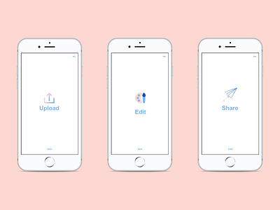 Onboarding app app design blue design minimal mobile pink ui ux white