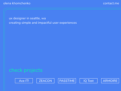 portfolio redesign design minimal ui ux web website website design