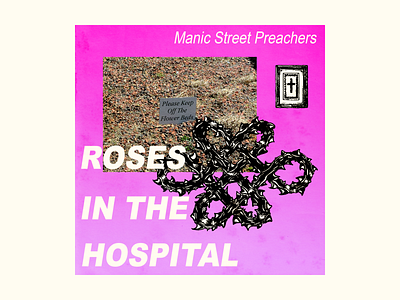 Roses In The Hospital branding cover art design illustration logo manic street preachers music rock and roll vector