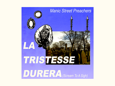 La Tristesse Durera branding cover art cover artwork cover design design illustration manic street preachers rock and roll vector