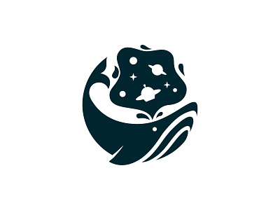 space whale logo