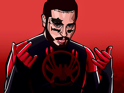 Post Malone post malone spider man marvel