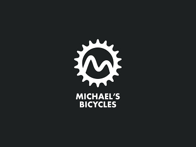 Bike Shop Logo Concept bike bikeshop clean feedback gear icon line logo minimal mountain sprocket