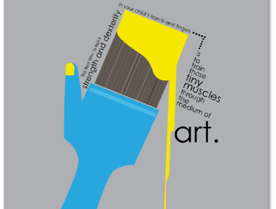 Winner Poster for Art Education. design illustration
