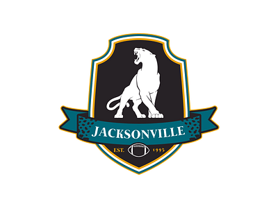 JAGUARS-FC crest design jacksonville jacksonville jags jacksonville jaguars nfl soccer logo sports sports logo