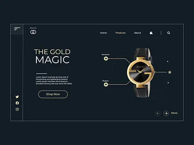 Watch Web Product Design adobexd design landingpage product productdesign ui webdesign website