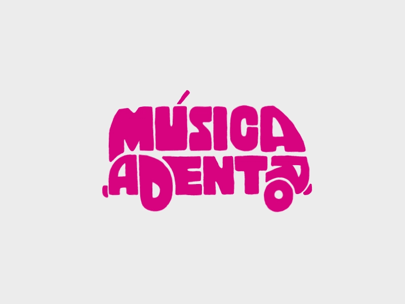 Música Adentro animation logo motion graphics reserva