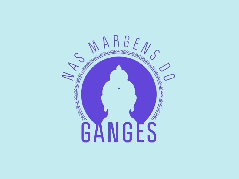 Nas Margens do Ganges animation logo motion graphics off