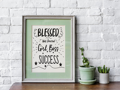 Blessed well Dressed Girl boss Success bless boss quote clipart success message