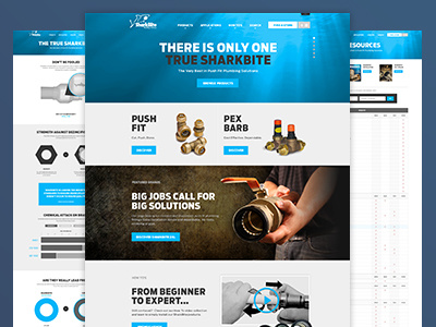 Plumbing Website design interface responsive ui web design website