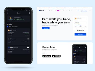 Landing Page - Liquid Exchange