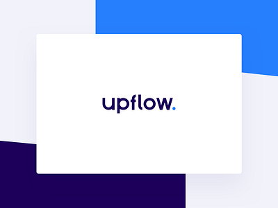 Upflow — Logo branding dunning finance invoicing logotype product startup ui