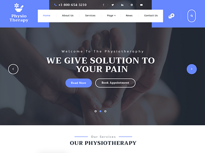 Buy Physiotherapy WordPress Theme for Physiotherapy Clinics