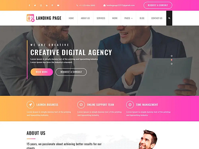 Buy Best Responsive WordPress Landing Page Theme for Businesses