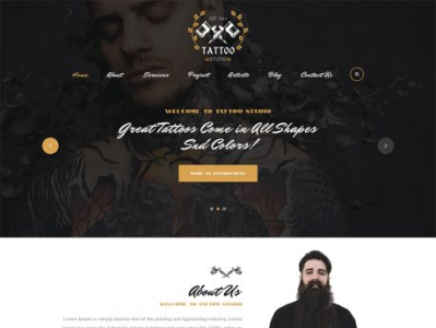 Buy Tattoo WordPress Theme for Tattoo Shop Business