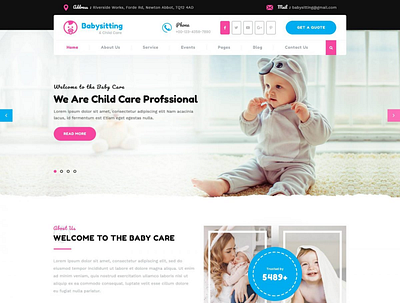 Buy Childcare WordPress Theme For Website Related To Childcare