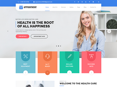 Buy Appointment WordPress Theme For HeathCare Clinics And Hospit