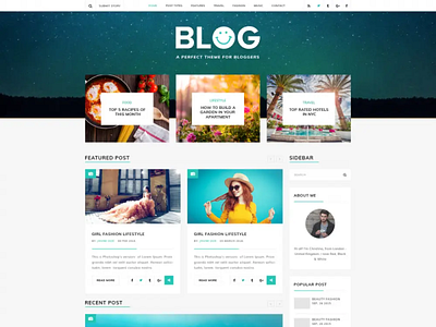 Buy Premium Blog WordPress Theme - Best Blog WP Theme